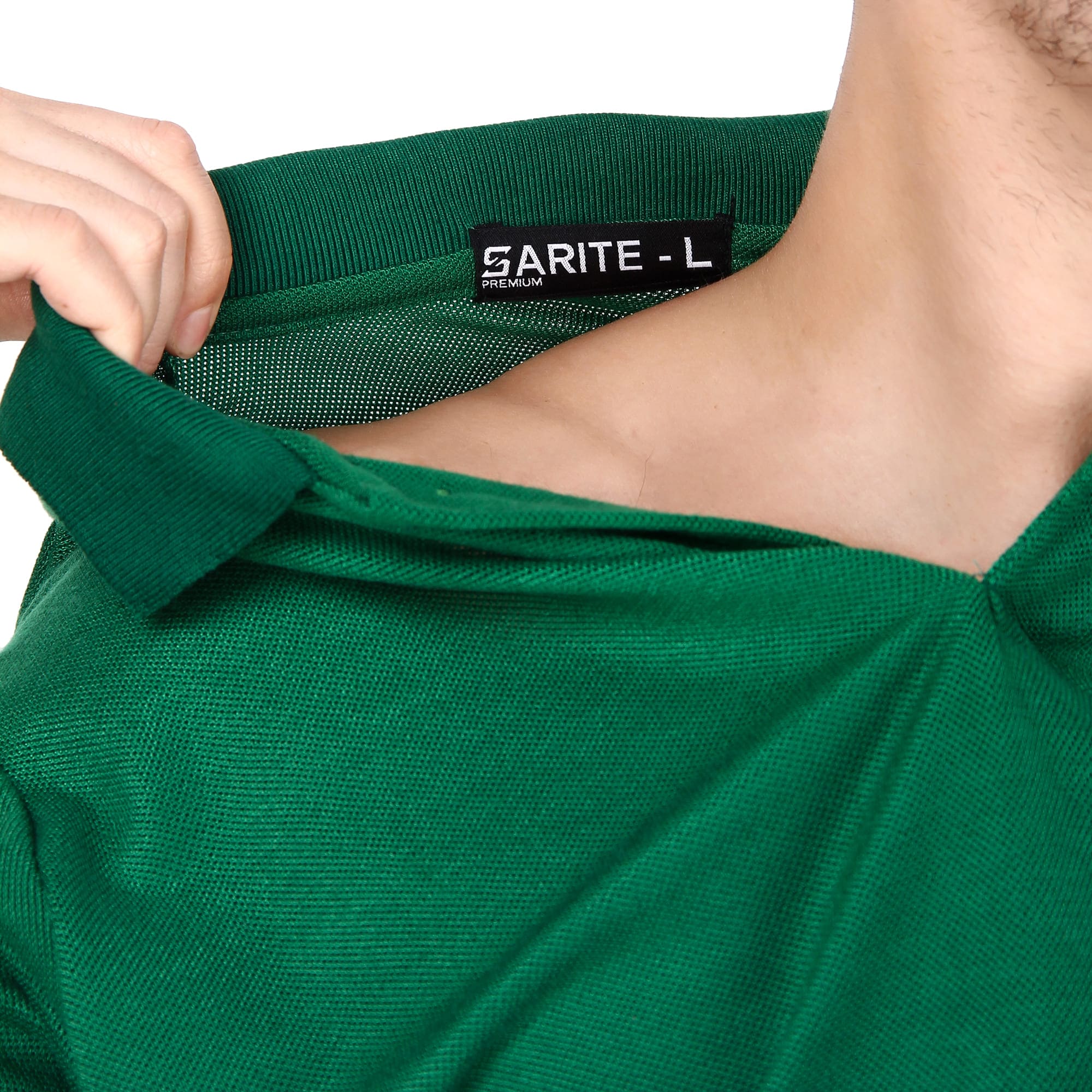 Polo Collar Neck T-Shirt(Green)