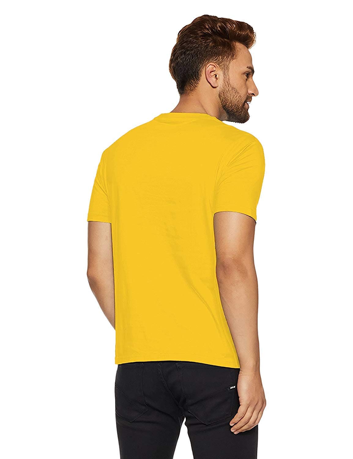 Sarite Round neck T-Shirt (Yellow)