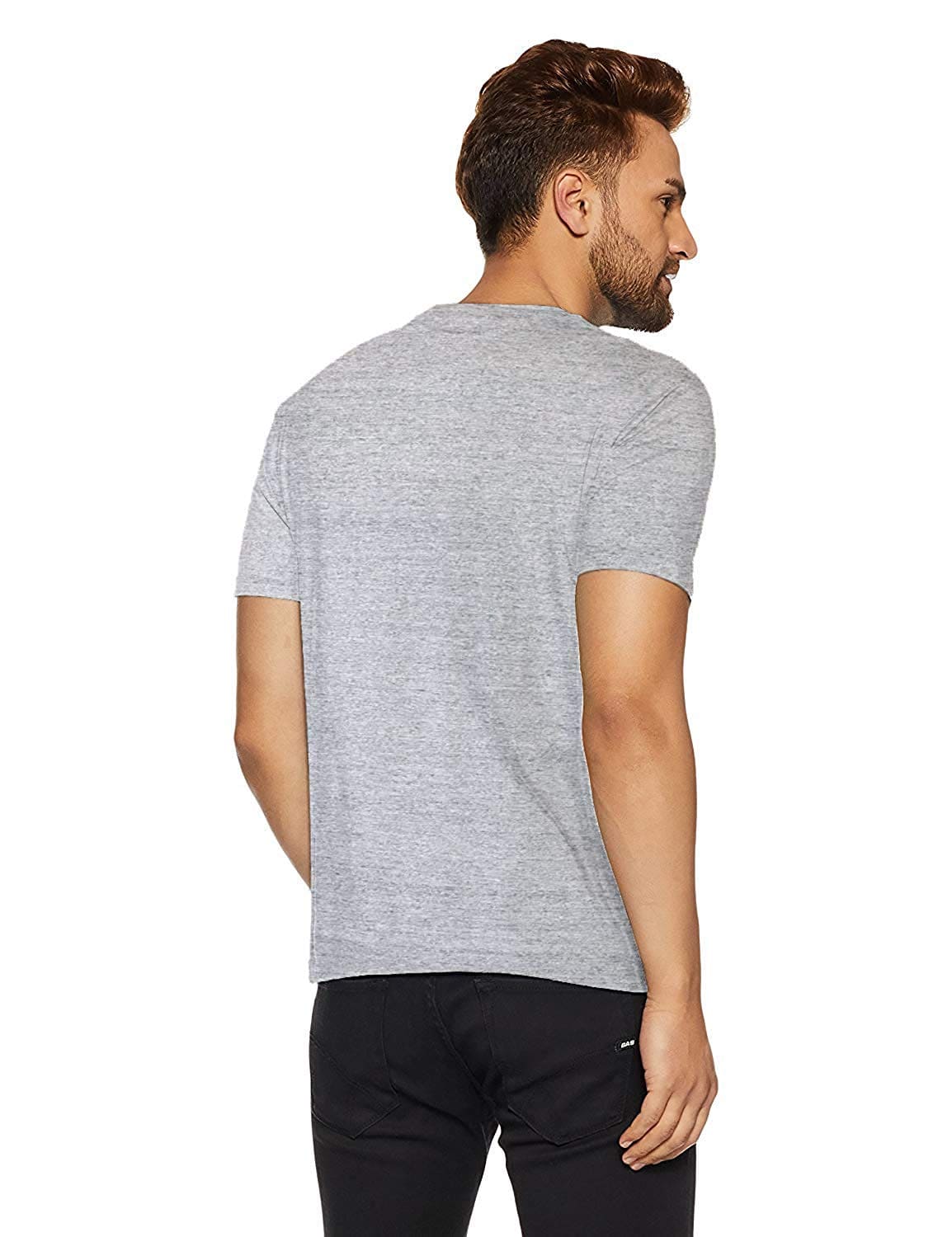 Sarite Round Neck T-Shirt (Grey)